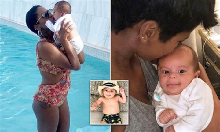 Tamron Hall Shows Off Gorgeous Tattoo In Floral Bathing Suit Pictures While Chilling In The Pool With Baby Moses And Husband Steven Greener
